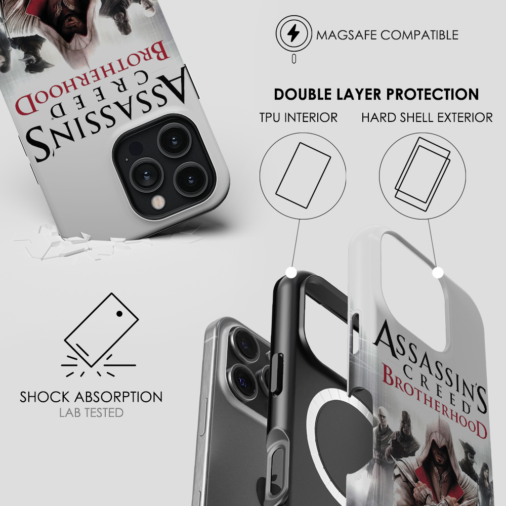 Assassin's Creed Brotherhood Cover - Second Mockup For Tough Magsafe Cases
