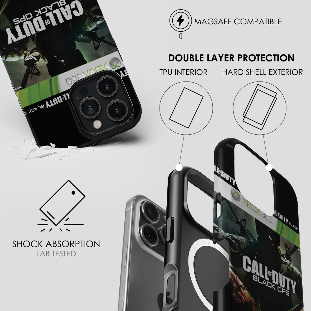BLACK OPS 1 Xbox 360 Cover - Second Mockup For Tough Magsafe Cases
