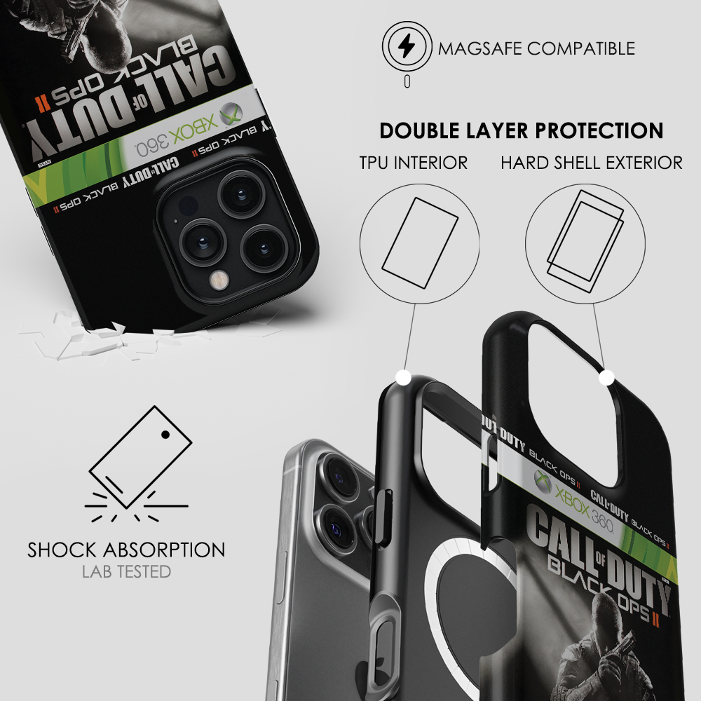 BLACK OPS 2 XBOX 360 COVER - Second Mockup For Tough Magsafe Cases