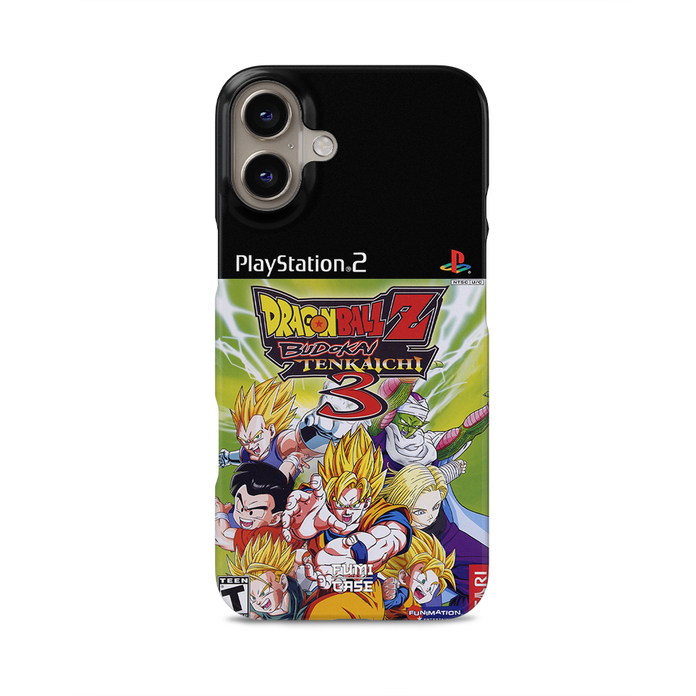 DBZ Budokai Tenkaichi 3 PS2 Cover - iPhone 16 Plus
