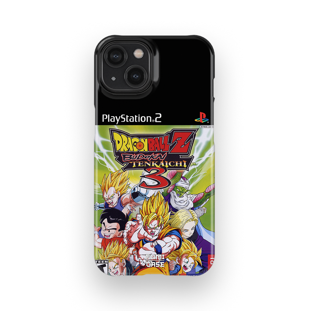 DBZ Budokai Tenkaichi 3 PS2 Cover - iPhone 14