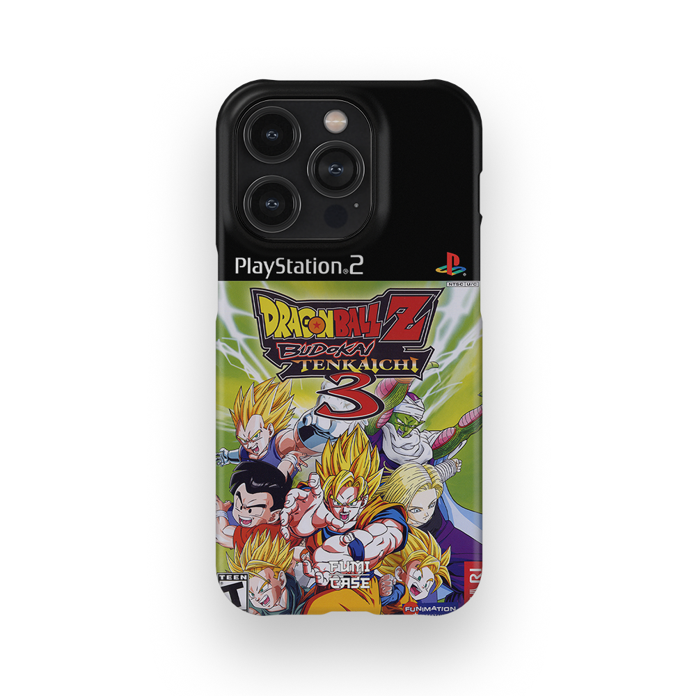 DBZ Budokai Tenkaichi 3 PS2 Cover - iPhone 14 Pro