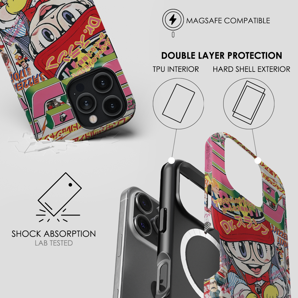 Dr Slump Special Cover - Second Mockup For Tough Magsafe Cases
