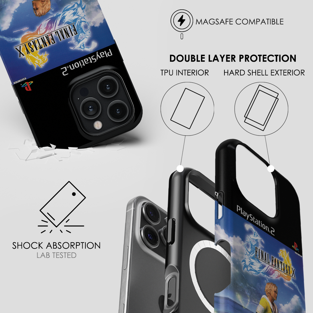 Final Fantasy X PS2 Cover - Second Mockup For Tough Magsafe Cases