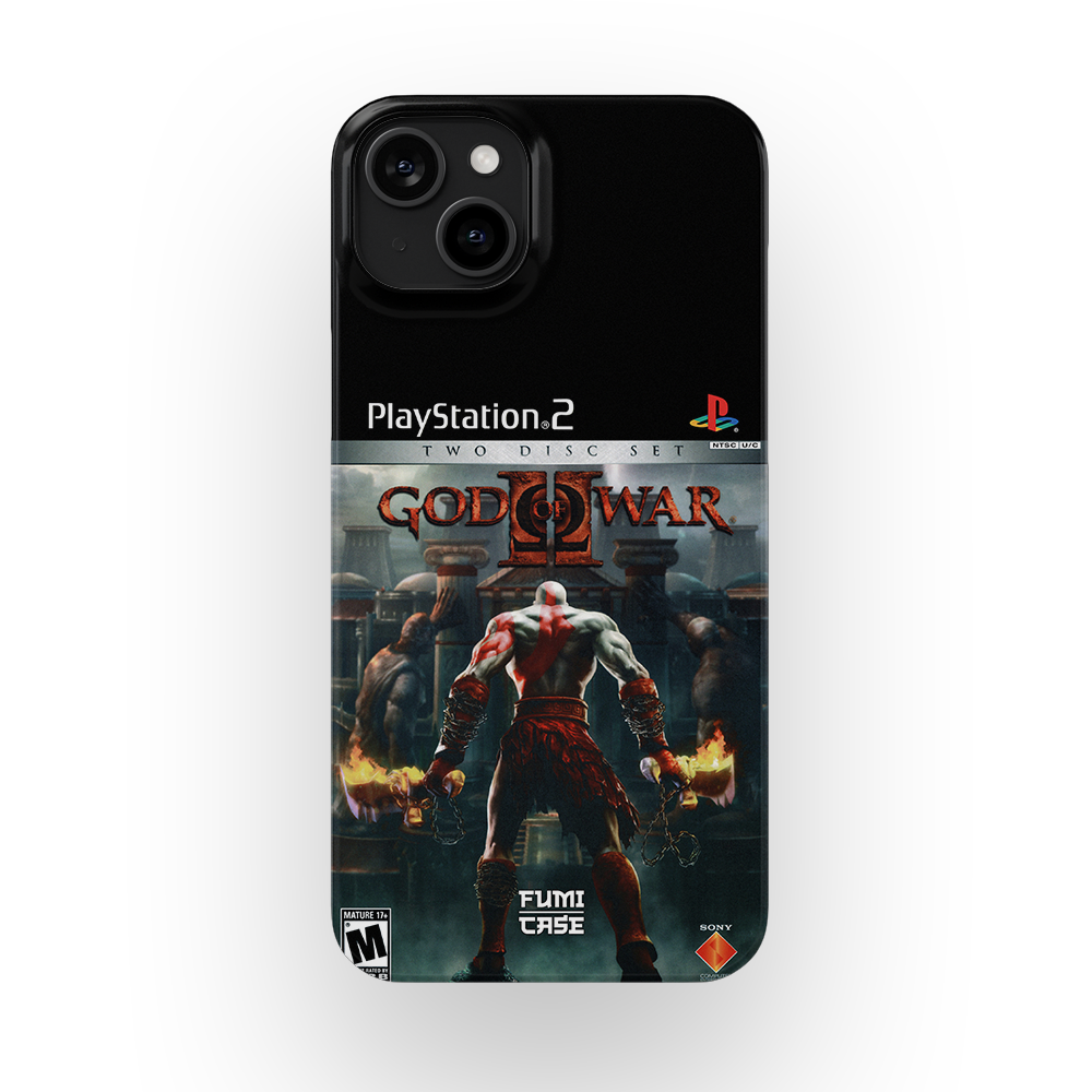God Of War 2 PS2 Cover - iPhone 15 Plus