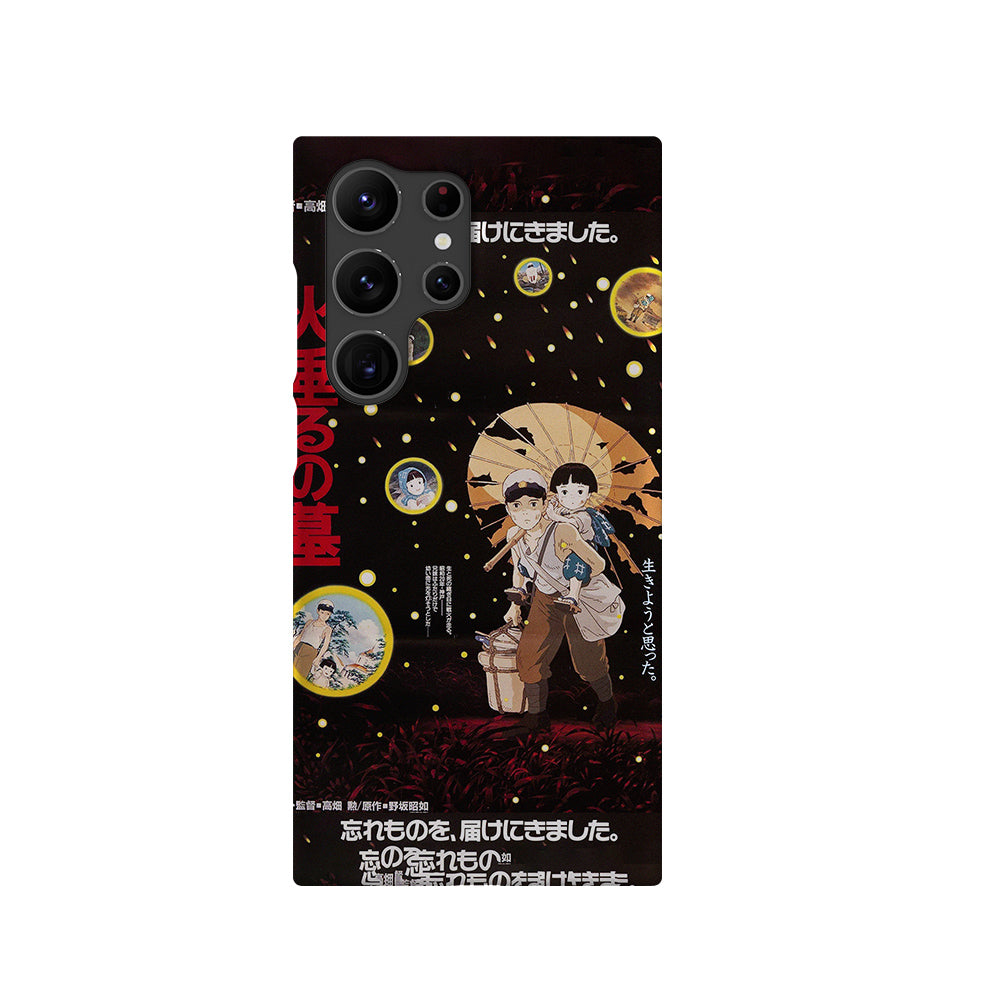 Grave of the Fireflies Vintage Poster-Slim