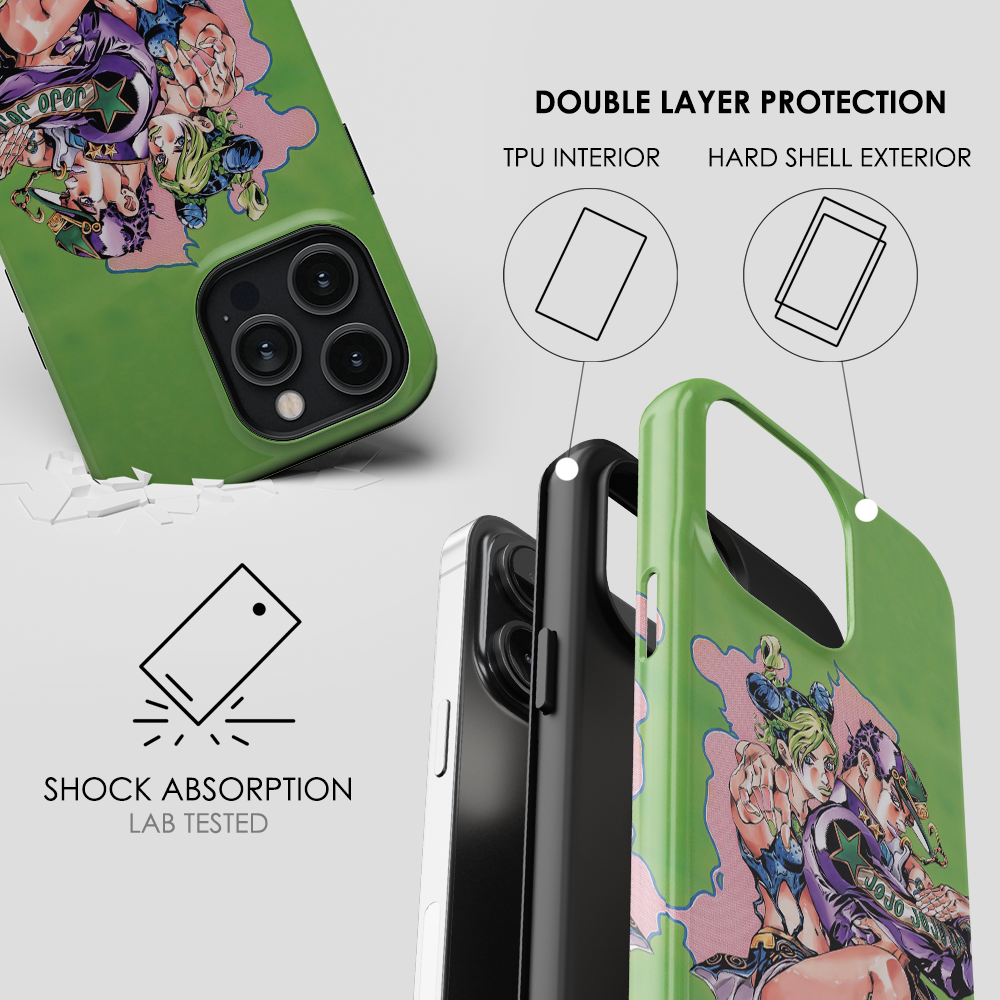 Jolyne & Jotaro Pose-Slim