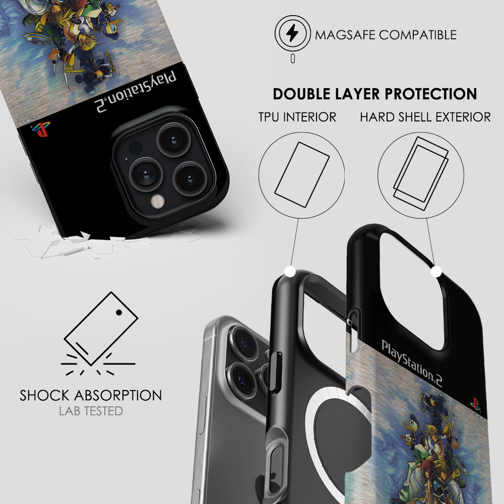 Kingdom Hearts II PS2 Cover - Second Mockup For Tough Magsafe Cases
