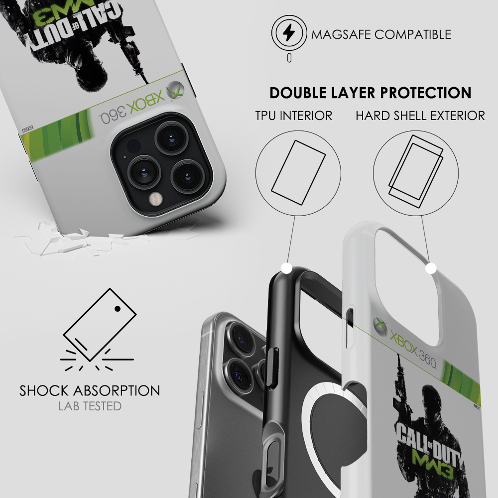MW3 XBOX 360 COVER - Second Mockup For Tough Magsafe Cases