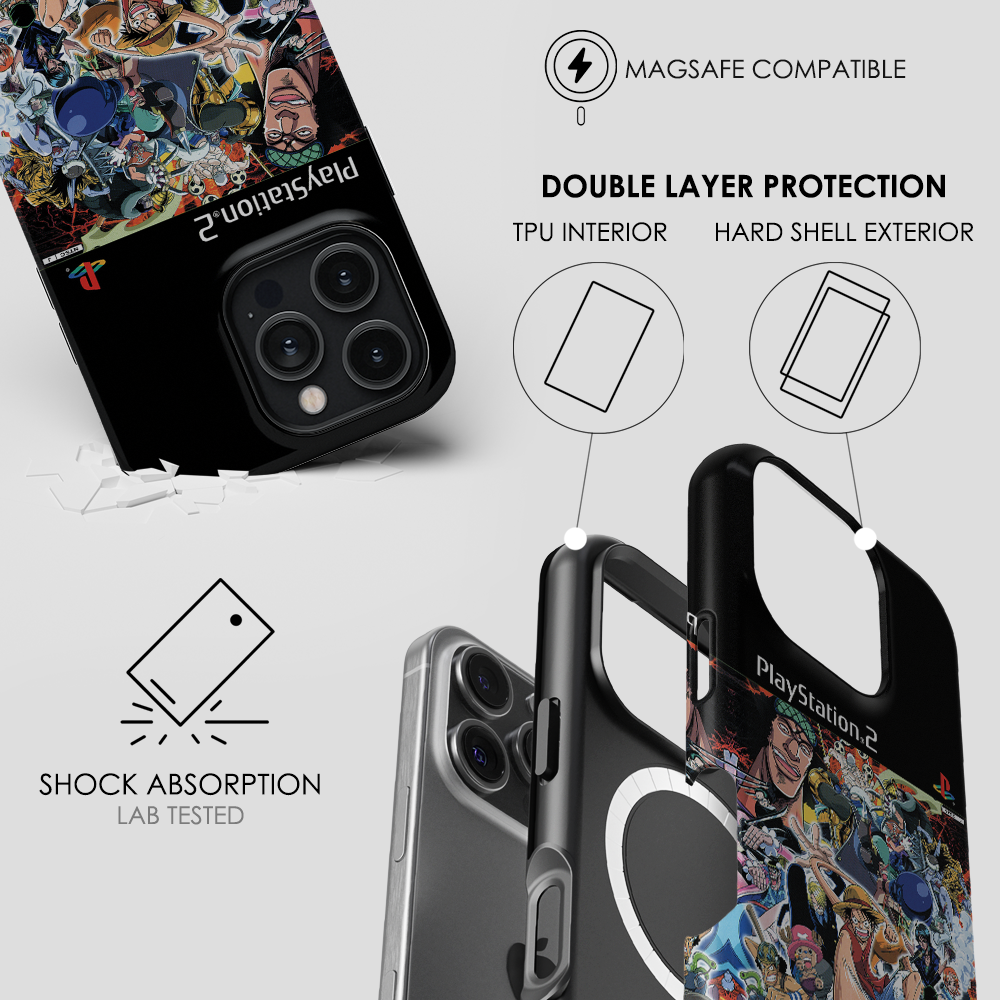 One Piece Grand Battle PS2 Cover - Second Mockup For Tough Magsafe Cases