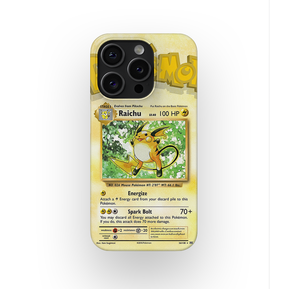 Raichu Base set-Slim