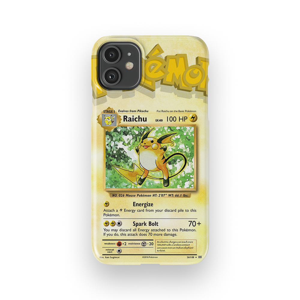 Raichu Base set-Slim