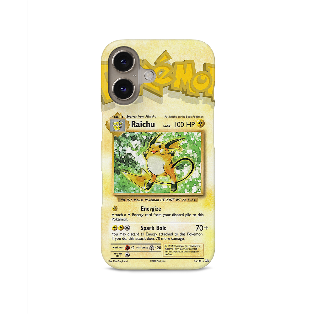 Raichu Base set-Slim