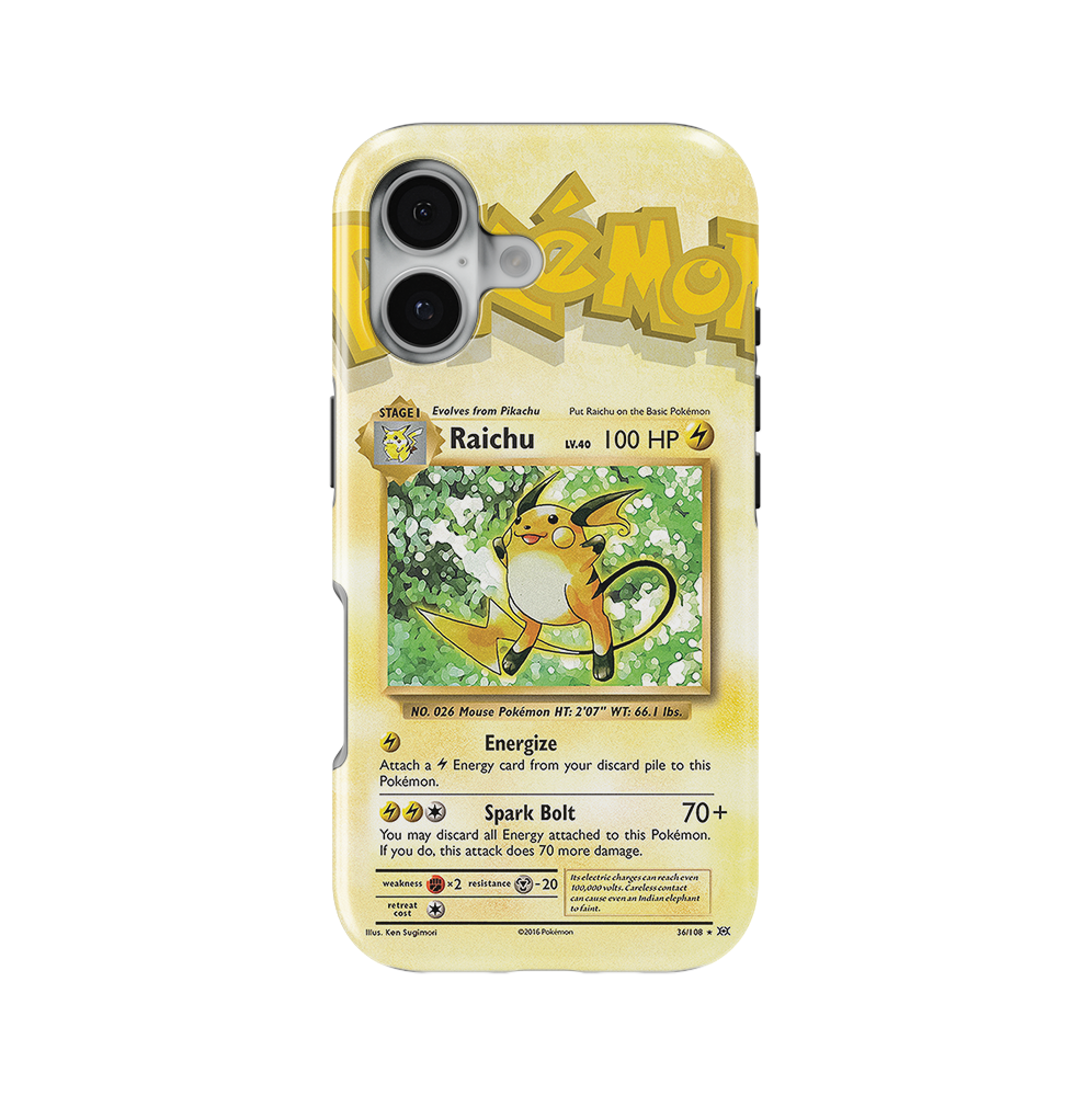 Raichu Base set-Slim