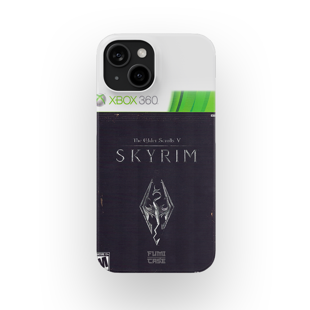 Skyrim Xbox 360 Cover - iPhone 15