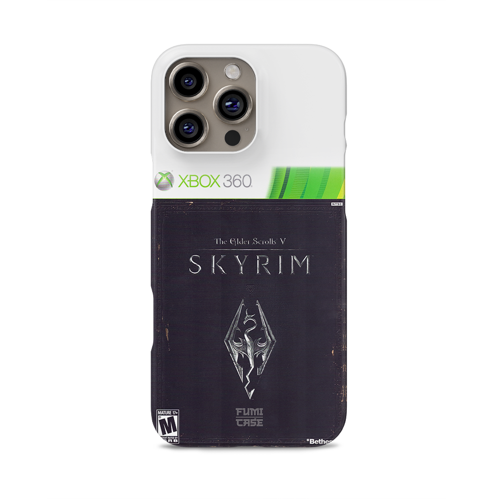 Skyrim Xbox 360 Cover - iPhone 16 Pro Max