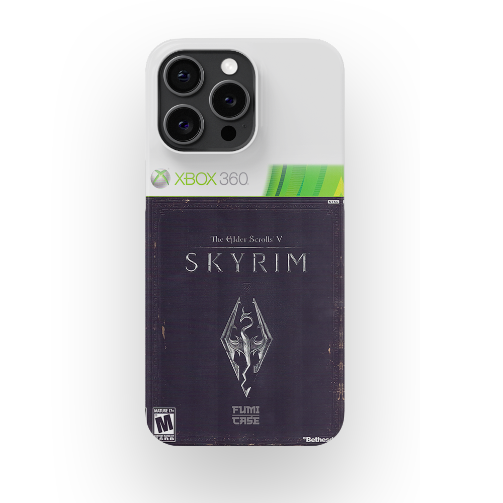 Skyrim Xbox 360 Cover - iPhone 15 Pro Max