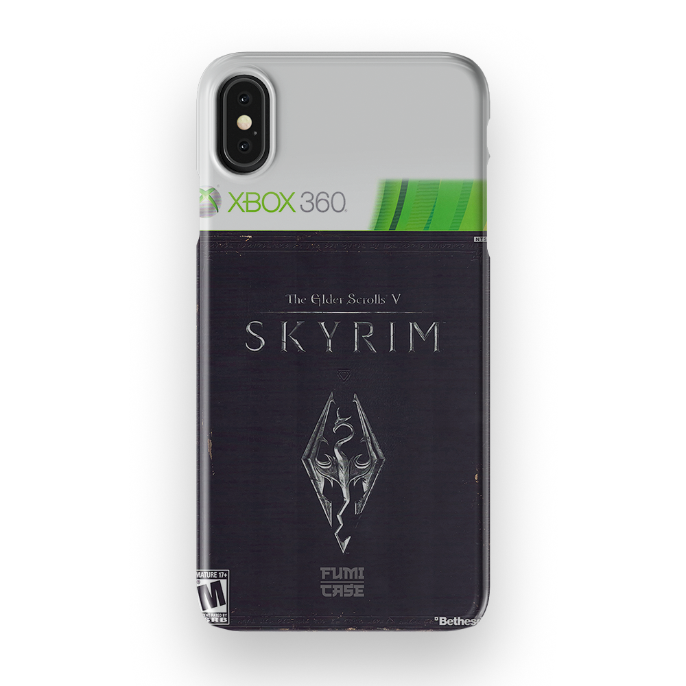 Skyrim Xbox 360 Cover - iPhone XS Max
