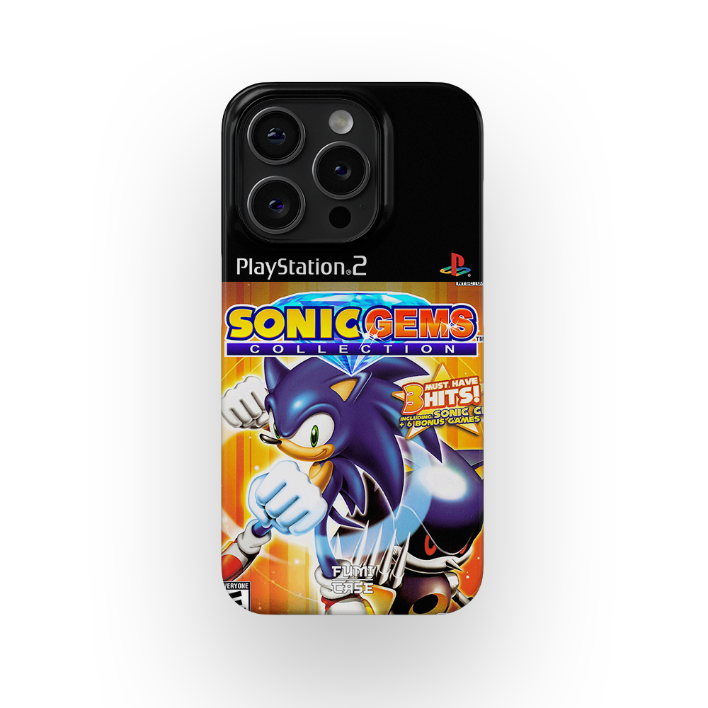 Sonic Gems PS2 Cover - iPhone 15 Pro