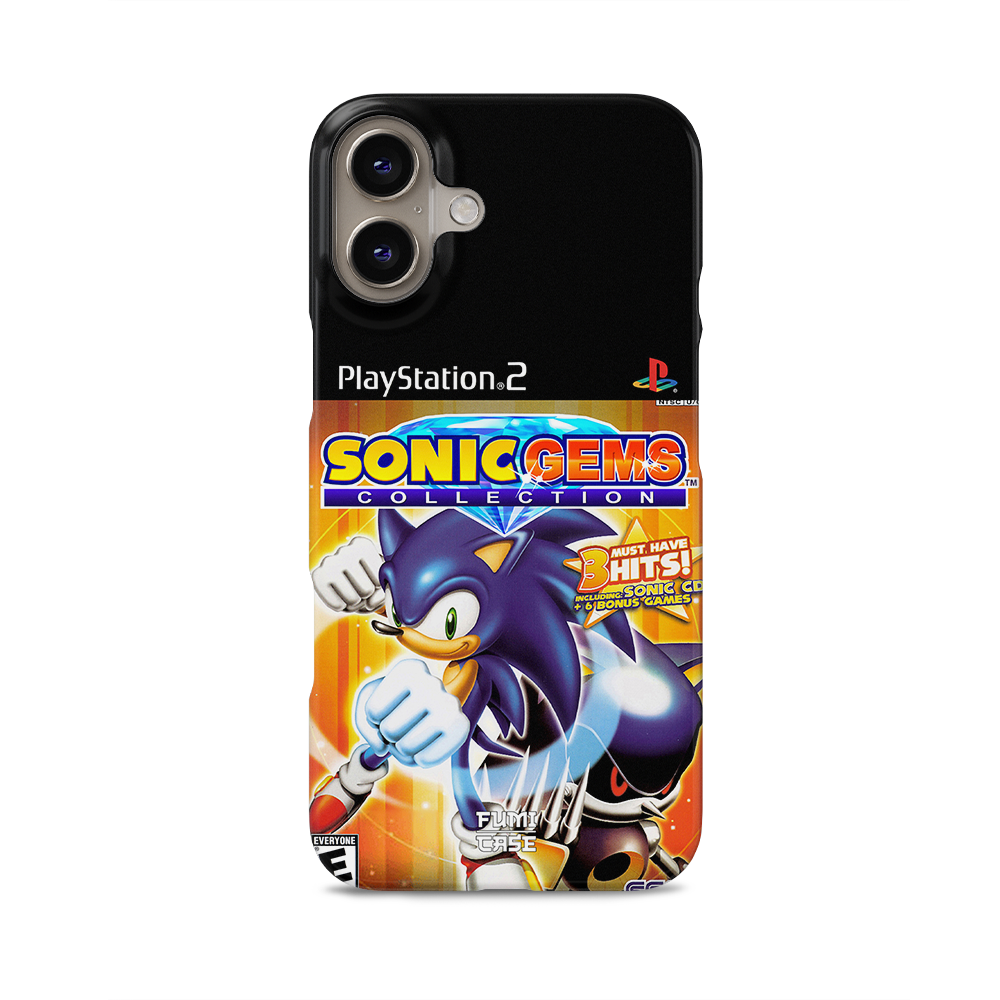 Sonic Gems PS2 Cover - iPhone 16 Plus