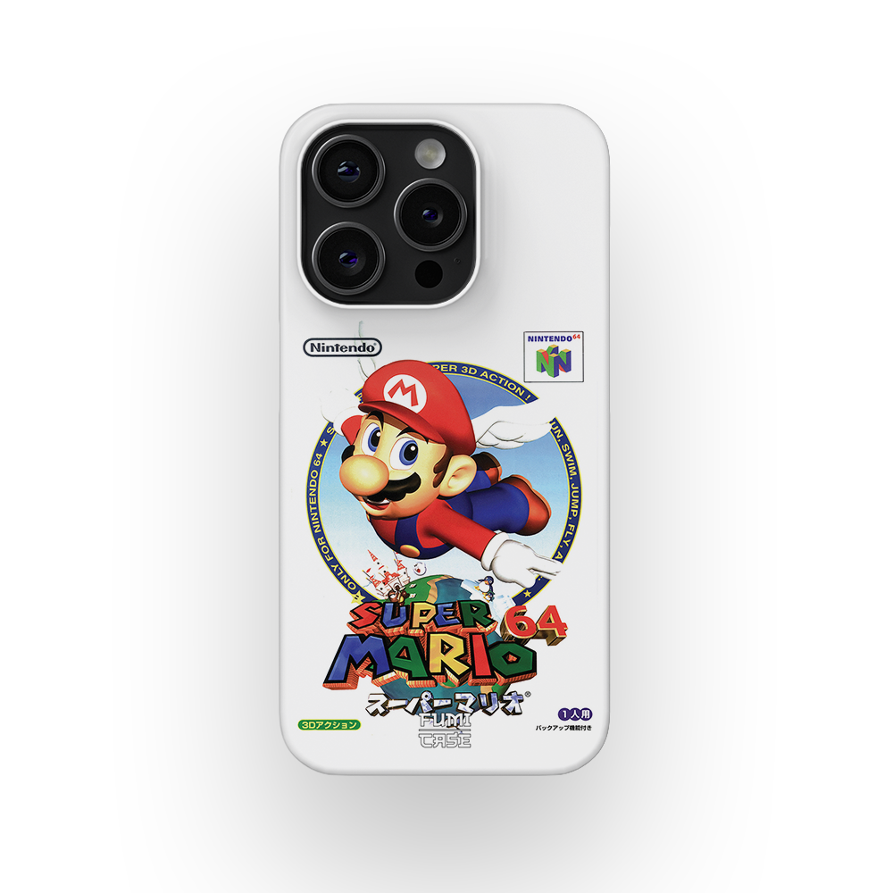 Super Mario 64 Japanese Cover - iPhone 15 Pro