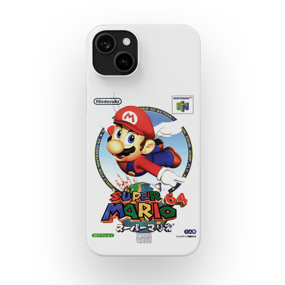 Super Mario 64 Japanese Cover - iPhone 15 Plus