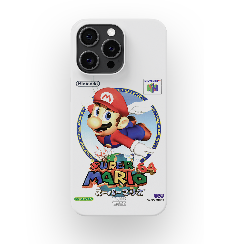 Super Mario 64 Japanese Cover - iPhone 15 Pro Max