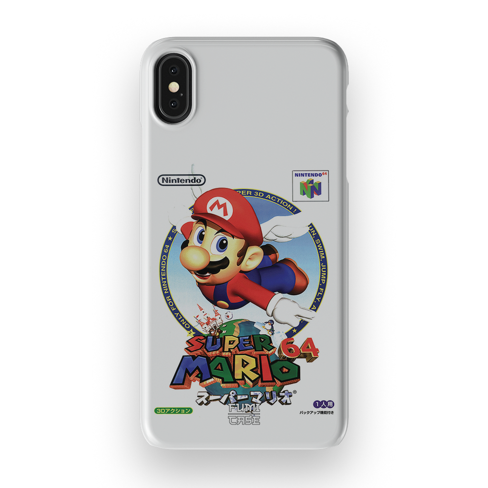 Super Mario 64 Japanese Cover - iPhone XS Max