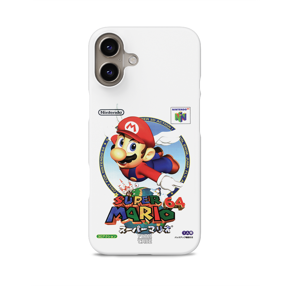 Super Mario 64 Japanese Cover - iPhone 16 Plus