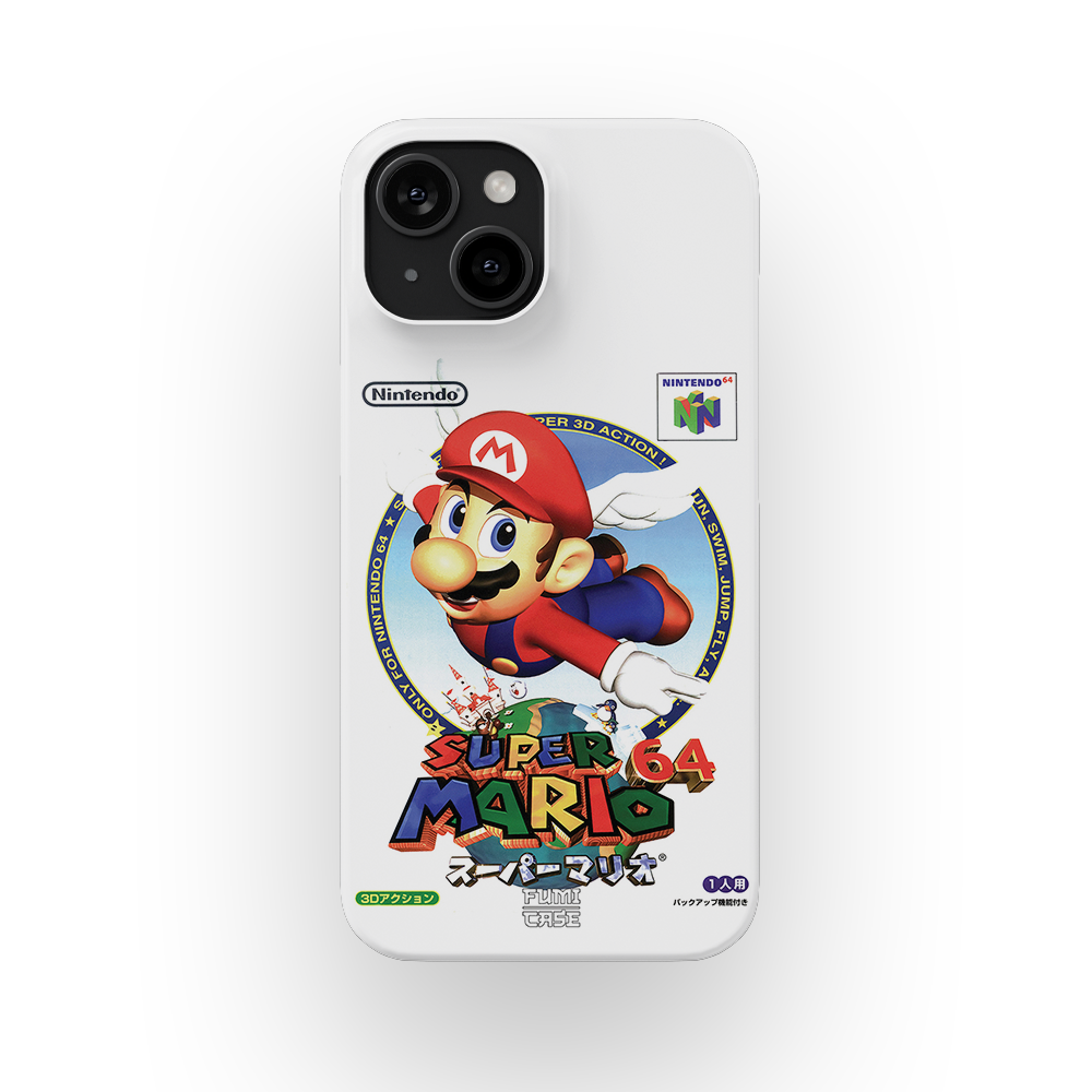 Super Mario 64 Japanese Cover - iPhone 15