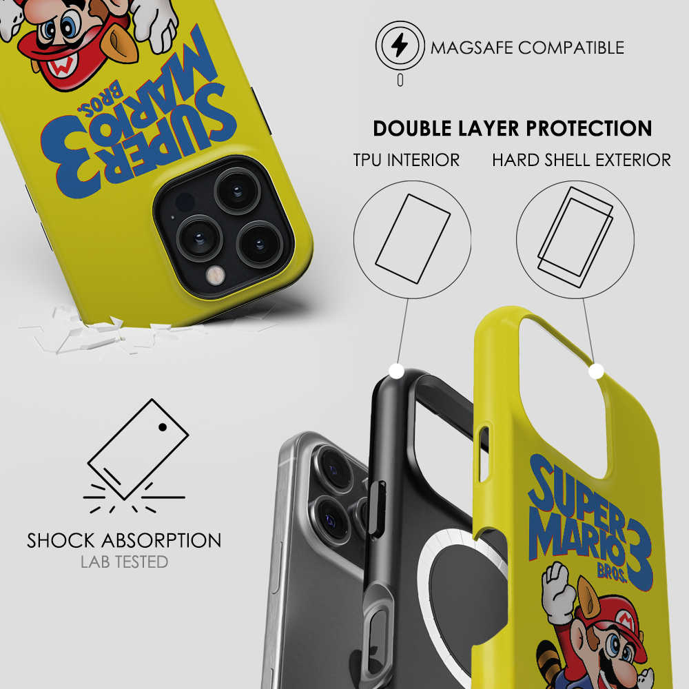 Super Mario Bros 3 - Second Mockup For Tough Magsafe Cases