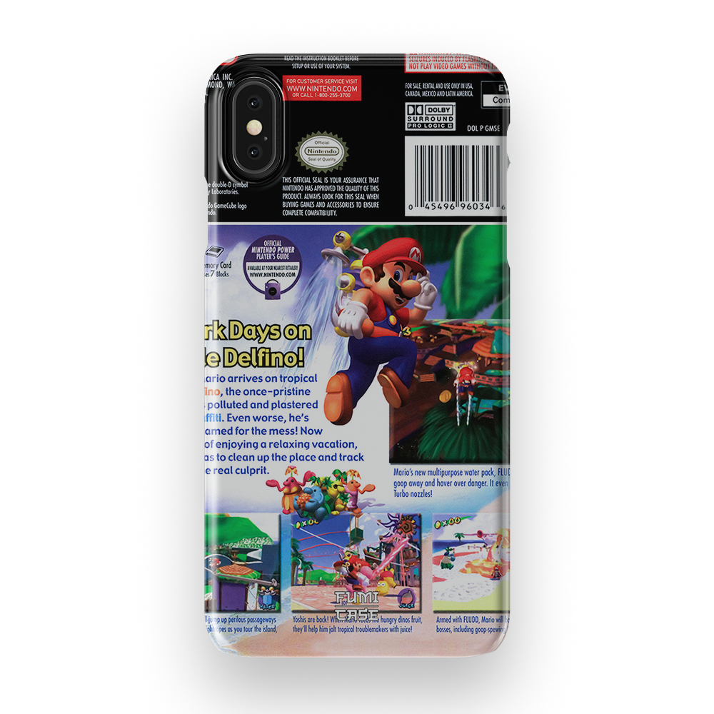 Super Mario Sunshine Back Cover - iPhone XS Max