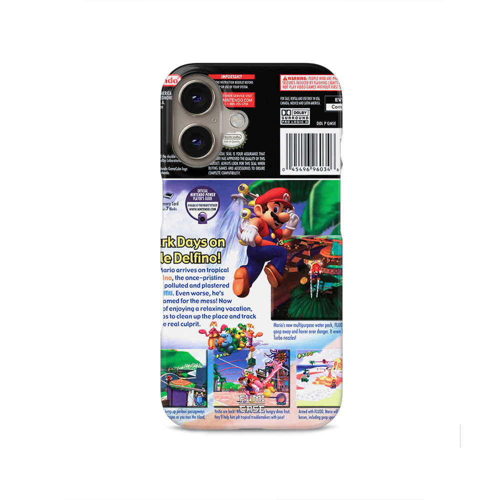 Super Mario Sunshine Back Cover - iPhone 16