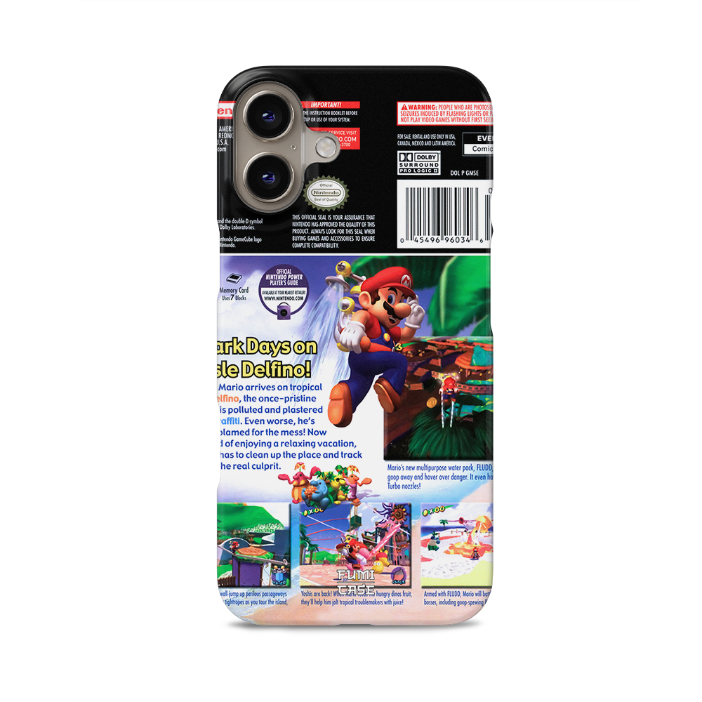 Super Mario Sunshine Back Cover - iPhone 16 Plus
