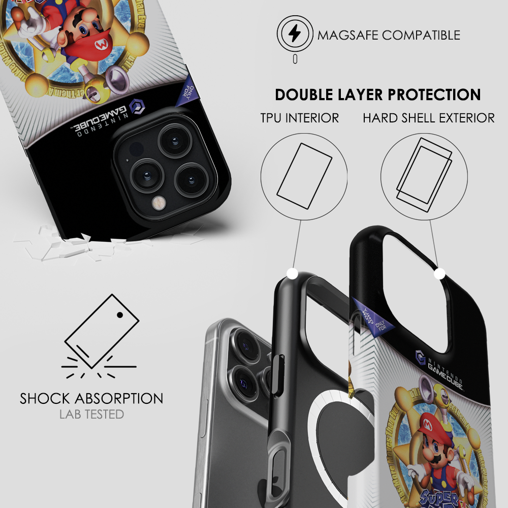 Super Mario Sunshine Cover - Second Mockup For Tough Magsafe Cases