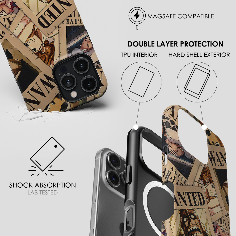 Wanted Pirates - Second Mockup For Tough Magsafe Cases