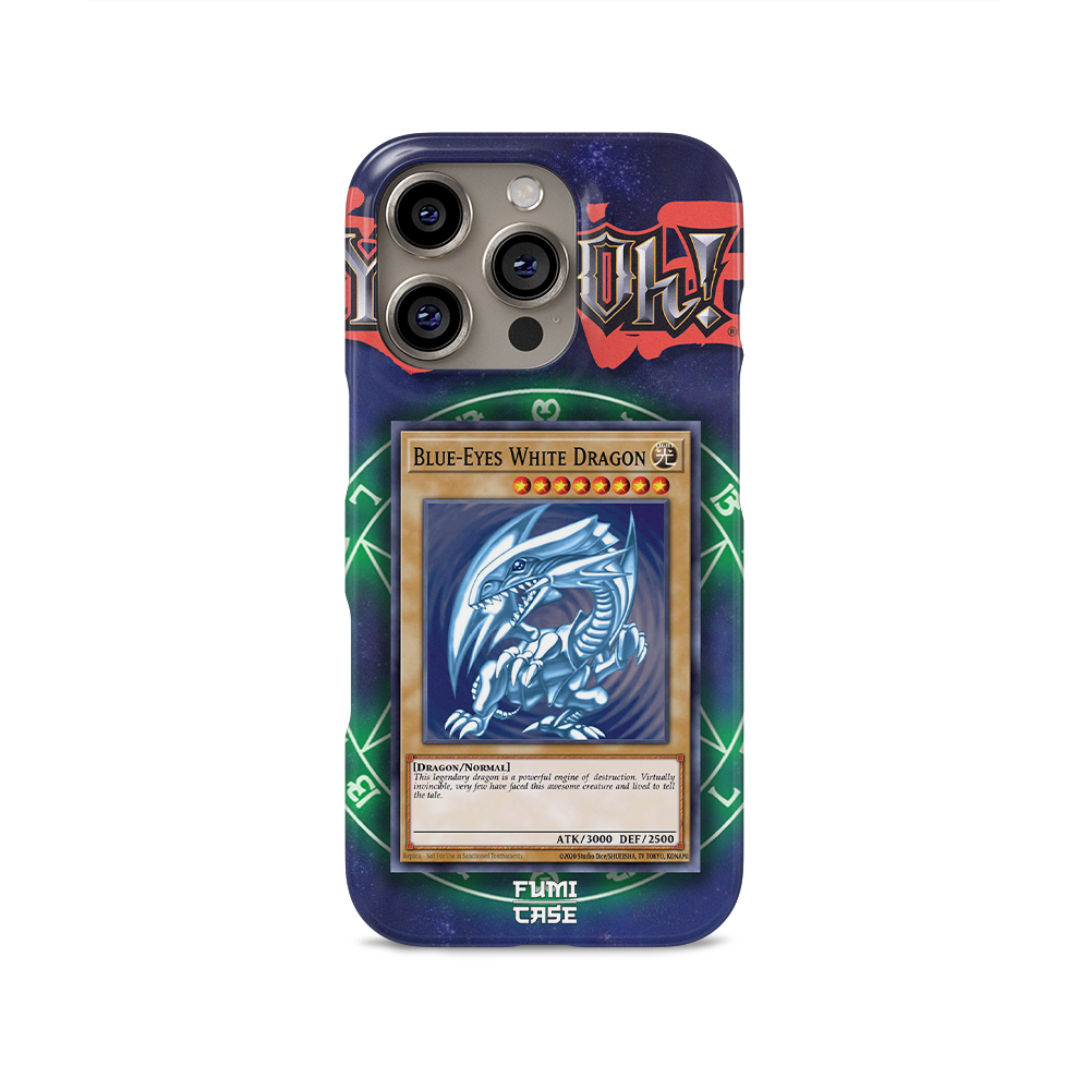 yugioh card iphone case Blue Eyes White Dragon Case-Slim