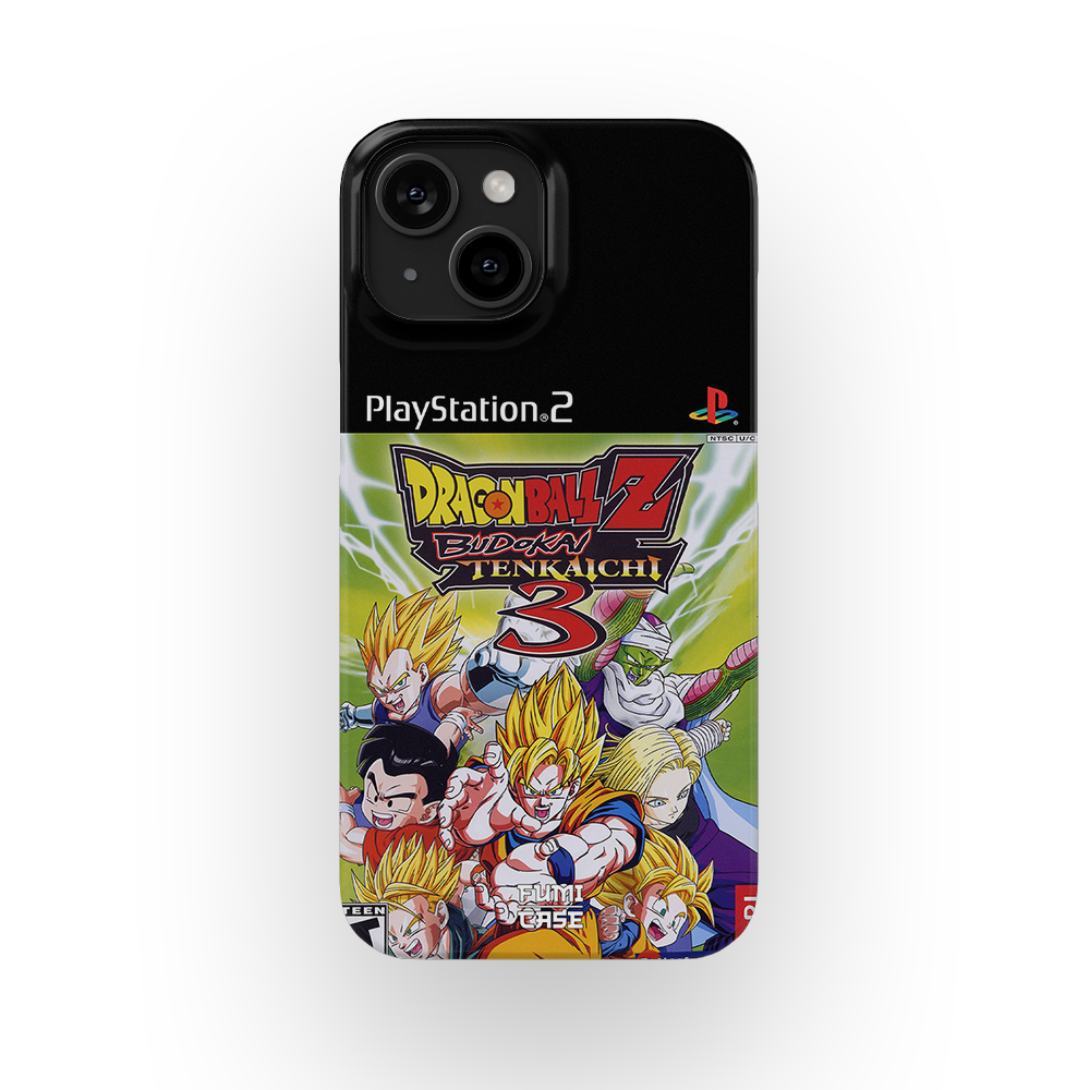DBZ Budokai Tenkaichi 3 PS2 Cover - iPhone 15