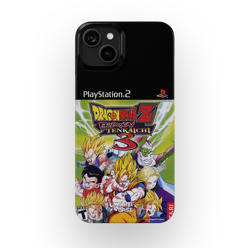 DBZ Budokai Tenkaichi 3 PS2 Cover - iPhone 15 Plus