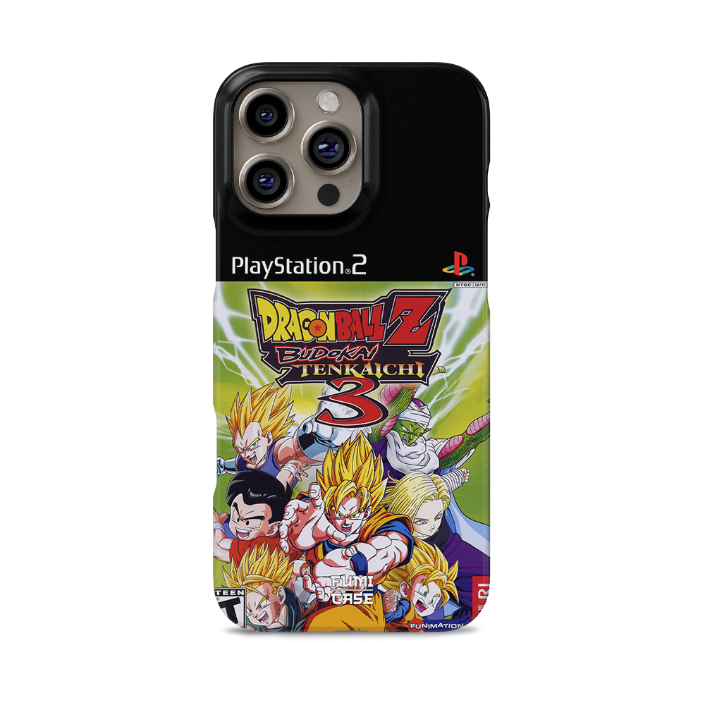 DBZ Budokai Tenkaichi 3 PS2 Cover - iPhone 16 Pro Max