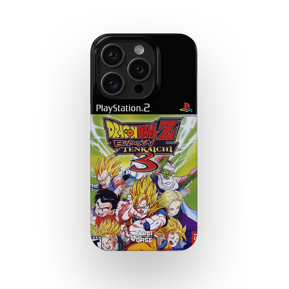 DBZ Budokai Tenkaichi 3 PS2 Cover - iPhone 15 Pro