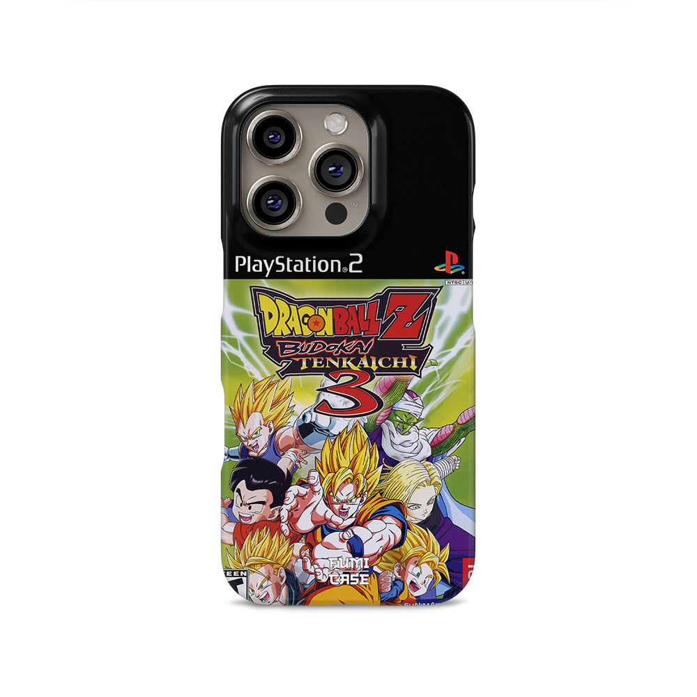 DBZ Budokai Tenkaichi 3 PS2 Cover - iPhone 16 Pro
