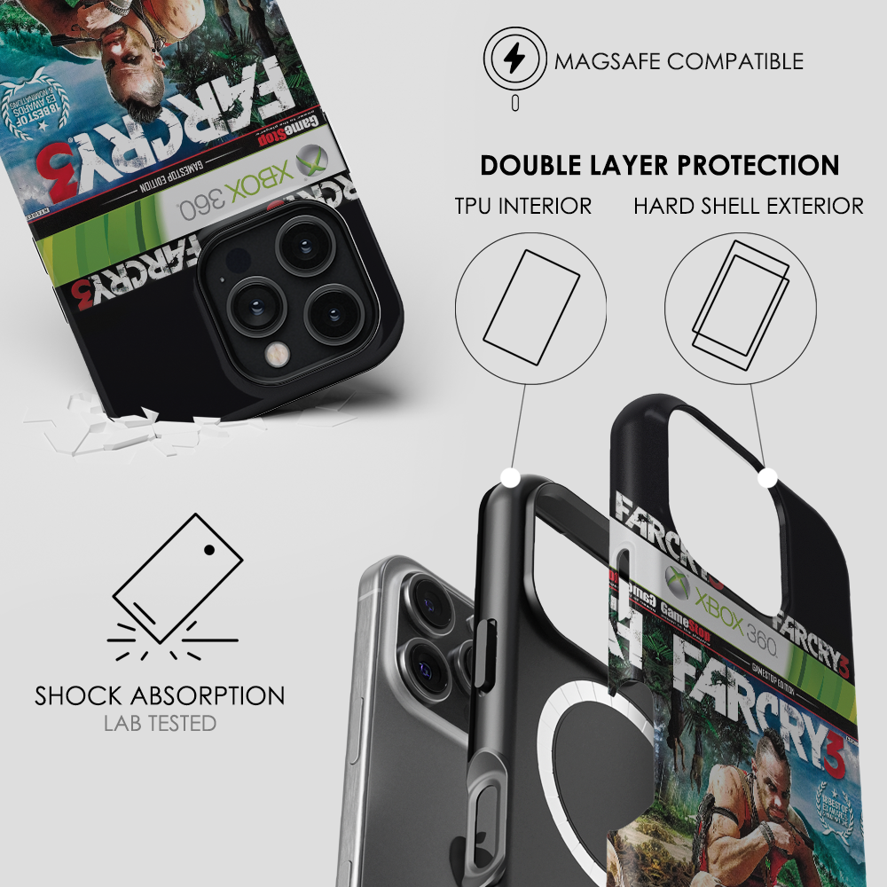 FARCRY 3 GAMESTOP EDITION COVER - Second Mockup For Tough Magsafe Cases