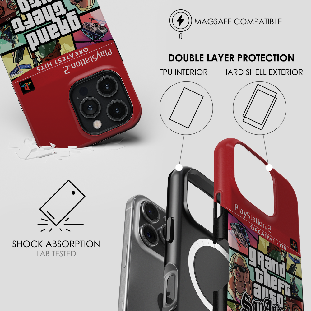 GTA San Andreas Special Cover - Second Mockup For Tough Magsafe Cases