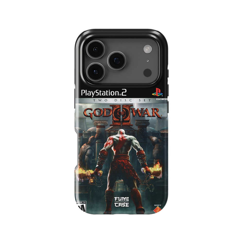 God Of War 2 PS2 Cover - iPhone 17 Pro