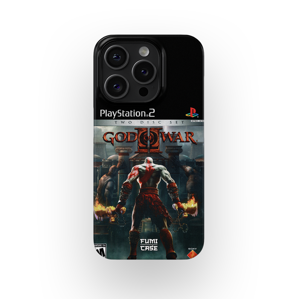 God Of War 2 PS2 Cover - iPhone 15 Pro