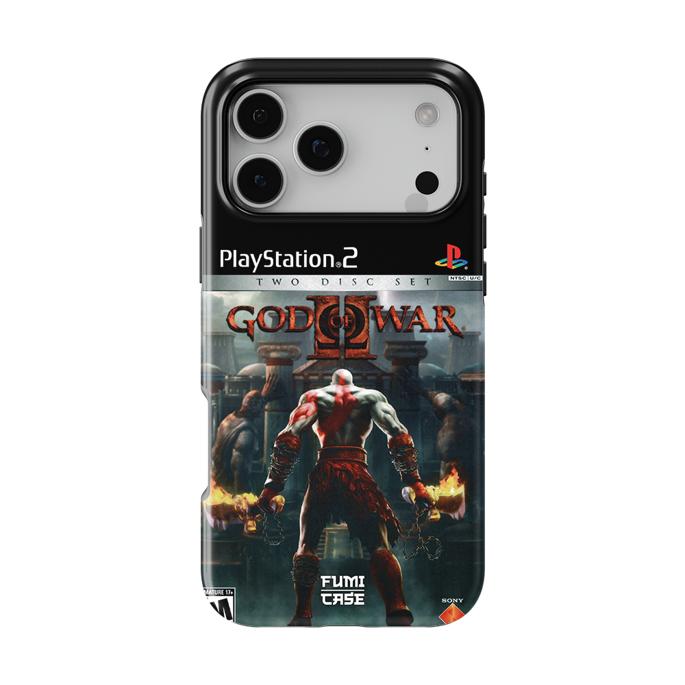 God Of War 2 PS2 Cover - iPhone 17 Pro Max