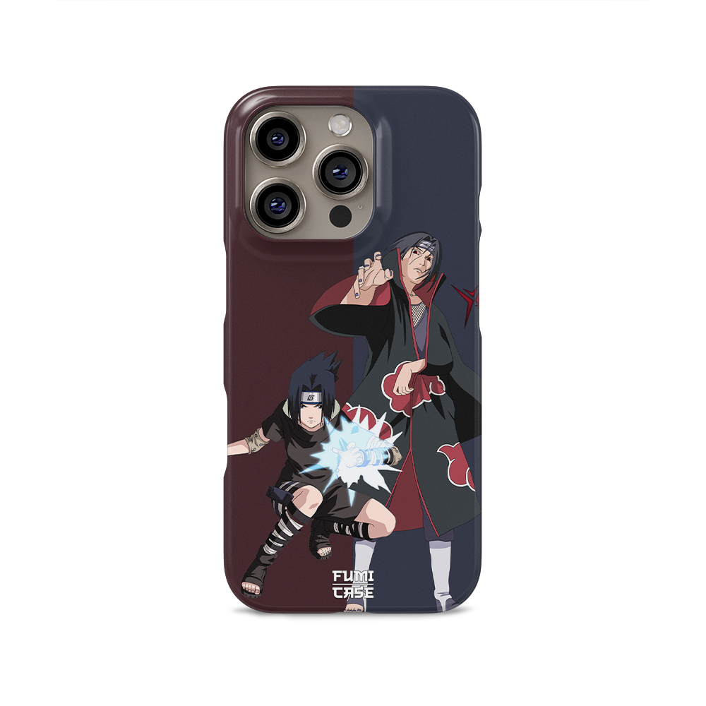 Sasuke Itachi Phone Case Iphone 12 Itachi X Sasuke-Slim