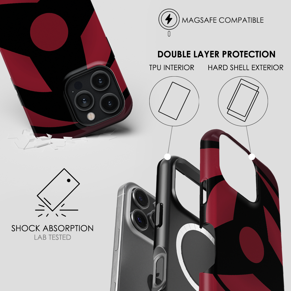Kaleidoscope Wheel Eye - Second Mockup For Tough Magsafe Cases