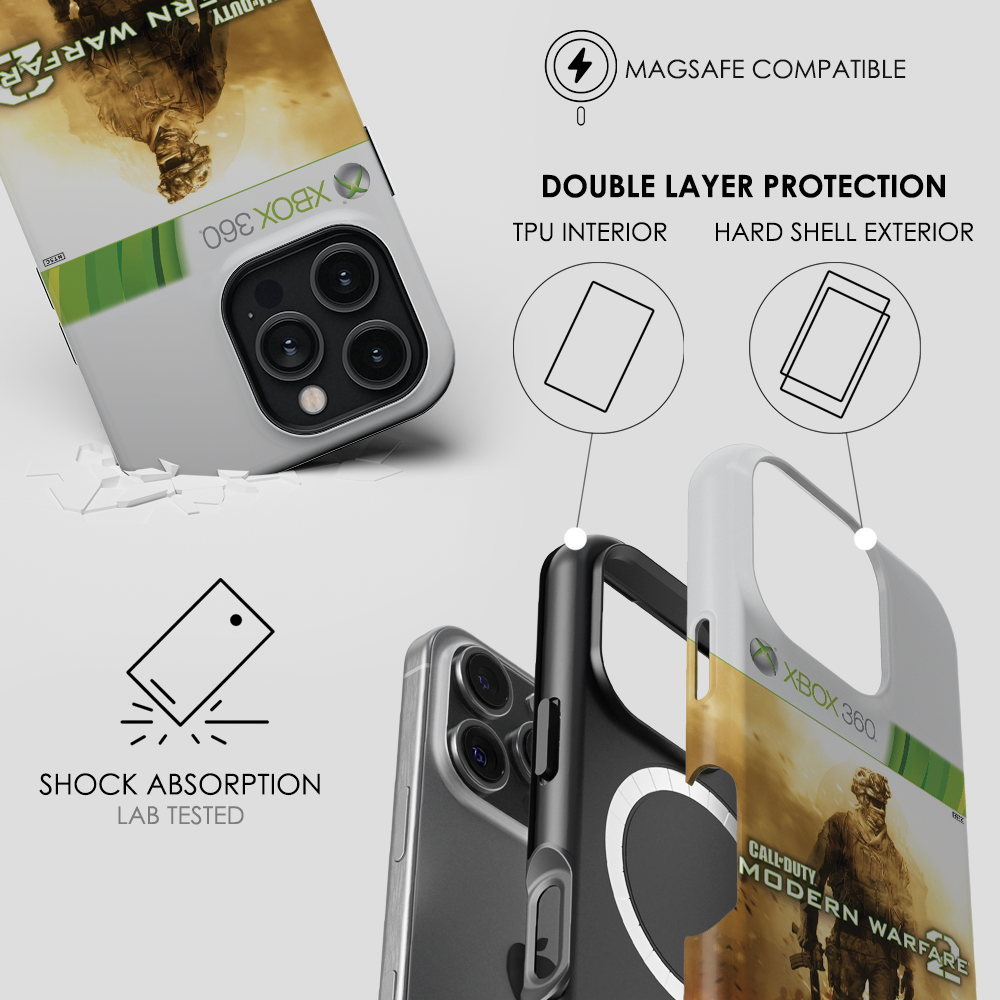 MW2 XBOX 360 COVER - Second Mockup For Tough Magsafe Cases
